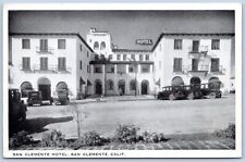 Postcard CA San Clemente California San Clemente Hotel Cars 1920s B34 picture