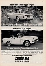 1964 Rootes PRINT AD Sunbeam IMP Sportsedan and Alpine picture