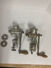 vintage meat grinders-climax 51 and universal 2-ATTIC FIND picture
