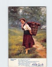 Postcard Illustrated Songs The Little Irish Girl picture