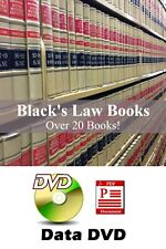HUGE Black's Law Books - 19 books + Black’s Law Dictionary 1st & 2nd Ed on DVD  picture