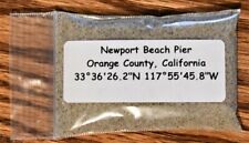 Newport Beach Pier Sand Sample Orange County California Approximately 30ml picture
