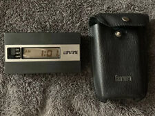 LUMITIME Portable Battery Alarm Clock WITH ORIGINAL CASE by TAMURA Japan 1970s picture