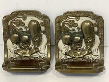 Bookends by Pompeian Bronze art nouveau style bookends 1929 “The Tutor” picture