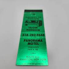 Vintage Matchbook Panorama Motel Route 22A Hampton New York picture