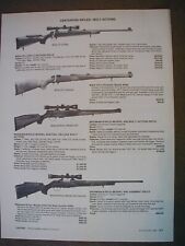 1986 Rifles BSA, Beeman, Beretta, Champlin 2 sided Vintage PRINT AD 65317 picture