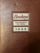The 1948 Hawkeye - University Of Iowa Yearbook VGC Ames Iowa WWII Genealogy picture