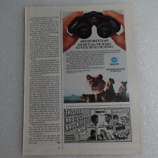 Vintage Print Ad Minolta Binoculars Sports Illustrated Nov 24, 1986 picture