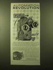 1958 Eumig C3R Movie Camera Ad - Revolution picture