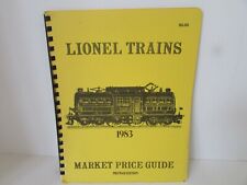 LIONEL TRAINS 1983 MARKET PRICE GUIDE PRE WAR EDITION SPIRAL BOUND  W4 picture