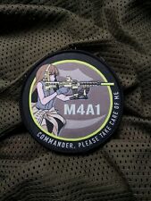 Girls Frontline Morale cosplay M4A1 GFL anime girl Airsoft Milsim Tactical Patch picture