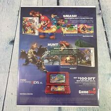 2015 Nintendo 3DS XL Gaming System Print Ad / Poster Promo Art Advertising A picture