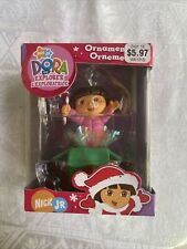 Nick Jr. Dora the Explorer Jumping Present Ornament Christmas NIB New 5
