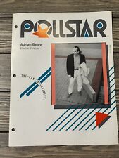 Vintage July 10 1989 Poll Star Adrian Belew Electric Eclectic Paper picture