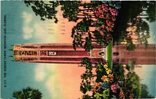 VTG Postcard- G111. The Singing Tower, Mountain Lake, Florida. Posted 1951 picture