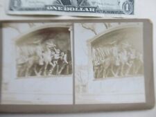 Rare 1890 Stereo Photo Card, 54th Mass. Colored Inf, Shaw, African American, GAR picture