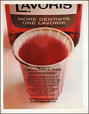 1967 Lavoris mouthwash more dentists use lavoris rinse retro photo print ad L45 picture