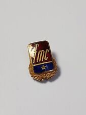 FMC Employee Service Award Pin 1/10 10K Gold Food Machinery Corporation Vintage picture