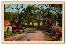 Jamaica B.W.I Postcard Constant Spring Aqueduct c1950's Vintage Posted Air Mail picture