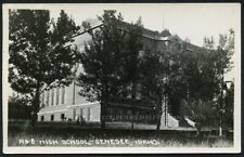 GENESEE  IDAHO - HIGH SCHOOL - 1924 RPPC RP Photo Postcard picture