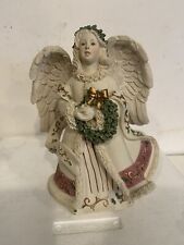 Vntg Sarah’s Angels “Samantha” Music Box #65042 See All Photos Tested 2001 RARE picture