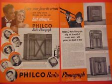 1939 PHILCO RADIO PHONOGRAPH photo art print ad picture
