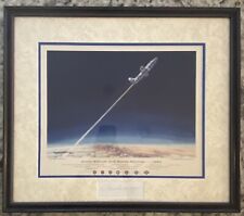 Vintage Rocket Science Chuck Yeager Signed “World Altitude And Speed Records” picture