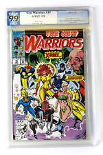 New Warriors #19 PGX 9.9 Universal Blue Label 1st Smiling Tiger 1992 picture