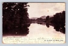 St Maries ID-Idaho, St Joe River, Antique, Vintage c1907 Souvenir Postcard picture