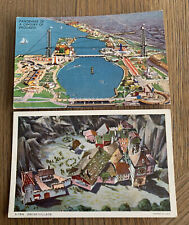 2 -Vintage Postcards 1933-1934 Chicago World's Fair A Century Of Progress New picture