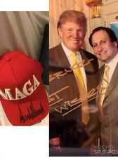 Rare Guaranteed real Trump MAGA hat Mar-a-Lago golf gift bag signed USA picture