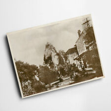 A4 PRINT - Vintage Lancashire - New and Old Vicarage, Warton picture
