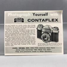 Vintage Magazine Ad Print Design Advertising Zeiss Ikon Contaflex Camera picture