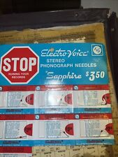 Electro Voice Sapphire Phonograph Needles EVG Sheet Needle #2428 picture