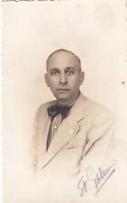 1938 POSTCARD OF CUBAN NOVELIST AUTHOR WRITER MIGUEL ANGEL MACAU Photo Y 119 picture