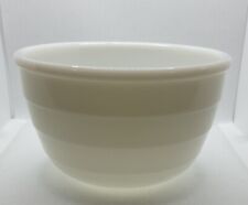 Vintage GE General Electric White Ribbed Milk Glass Mixing Bowl 7.25