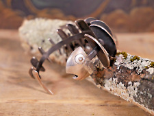 Skeleton Fish Bracelet Antonio Pineda Design Handmade 950 Taxco Mexican Folk Art picture