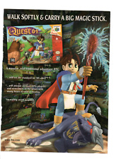 1998 Video Game PRINT AD ART - QUEST 64 Nintendo 64 N64 RPG 3D Epic Adventure picture