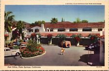 Linen Postcard Post Office in Palm Springs, California picture