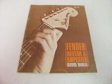 1967 Fender Guitar & Amplifier SERVICE MANUAL Strat Tele Deluxe Reverb picture