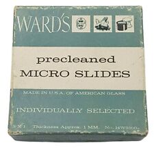Vintage Ward's Precleaned Micro Slides Opened Box picture