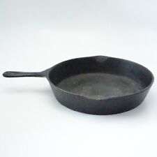Vintage Unmarked Wagner Hammered Side Cast Iron SkilletChicago Pan 10” picture