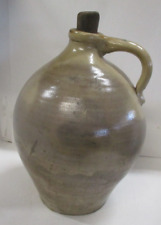 Antique Stoneware Ovoid Jug 12 In High picture