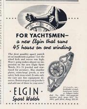 Magazine Ad - 1937 - Elgin Watches - 