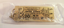 DAVID BOWIE Key Chain Santa Monica Civic Replica Ticket RARE PROMO ONLY 1995 picture