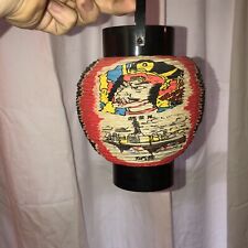 Early 20thc JAPANESE Folding PAPER CANDLE LANTERNS Designs picture