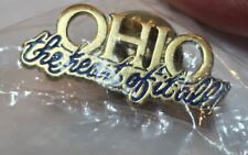 Vintage Ohio The Heart Of It All Lapel/Hat Pin New Sealed picture