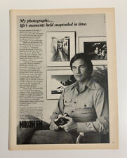 1978 Nikon FM SLR 35mm Camera Print Ad Vintage Original Vintage Advertisement picture