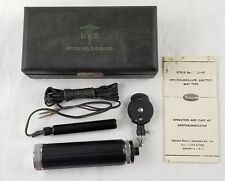 vintage US military ophthalmoscope electric may type in case picture