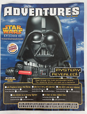 Very Rare: Burger King Star Wars Episode III Adventures Kids Toy Leaflet picture